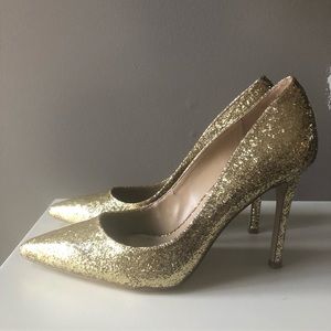 💕Gold sparkly wedding / dance / date heel!